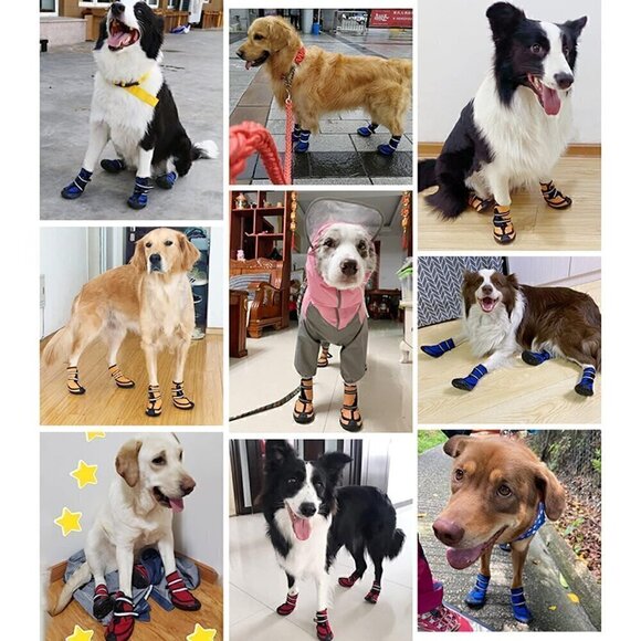 ⭐HOST PICK⭐Payanwin Dog Boots-Waterproof/Non-Slip/Lined Winter Dog Shoes, Size S - Picture 3 of 7